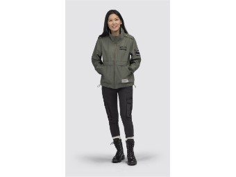 Women's Leisure Jacket "Fatigues Textured Jacket" Olive 97422-22vw