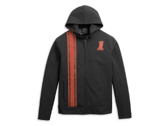 Men's Casual Jacket -Vertical Stripe #1- Hood 97439-21VM