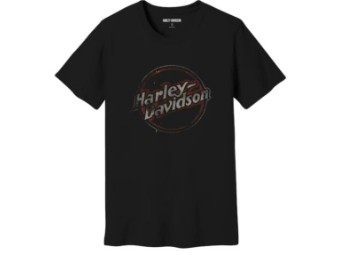 Herren T-Shirt " Forever Harley" schwarz 96107-23vm