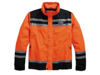Harley-Davidson Hi-Visibility Reflective Rain Jacket Herren