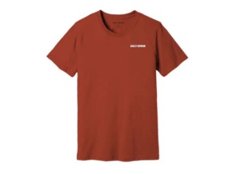 Men's T-Shirt -Copperblock Logo- Black Gray Orange 99064-21VM