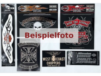 Sticker Harley-Davidson West Coast Choppers 3-6 Stück Zufallstüte Aufkleber