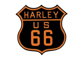 Harley-Davidson Blechschild "H-D ROUTE 66 TIN SIGN" AR-2010261