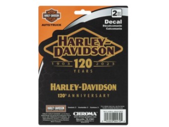Harley Davidson 120th Anniversary Logo Decal