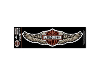 Harley Davidson Aufkleber / Decal "Straight Wing" Beige 5X DC339129
