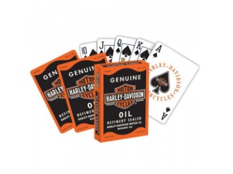 Harley-Davidson Spielkarten "H-D Oil Can" DW639 Pokerqualität Playing Cards