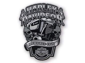 Harley-Davidson Aufnäher Emblem "MILWAUKEE EIGHT" XL EM255904 Patch