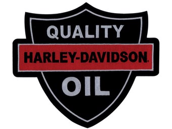 Harley-Davidson Aufnäher / Emblem "QUALITY OIL" Patch EM1160306 groß