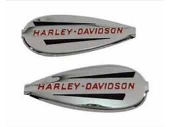 Harley-Davidson H-D TANK EMBLEM -HARLEY-DAVIDSON- 61769-40T SET of 2