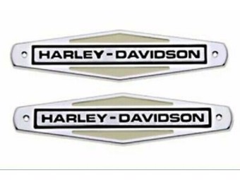 Harley-Davidson H-D TANK EMBLEM -HARLEY-DAVIDSON- 61771-66TB SET of 2 + Kit