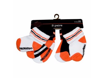 Harley-Davidson Kindersöckchen 6-12 Monate 3er Set SGI-S9ABI63HD-6