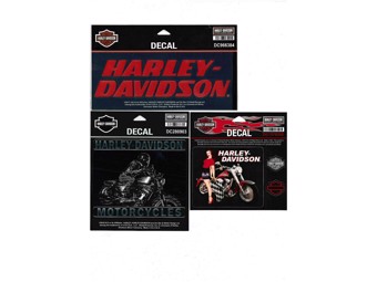 Harley-Davidson Sticker 5er Pack AB000009 Aufkleber Restposten diverse Designs