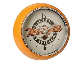 Harley-Davidson Clock -Retro Clock- Wall Clock HDL16643