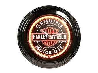 Harley-Davidson Wanduhr "Oil Can" HDL-16617B 