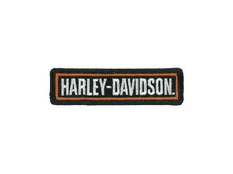 Harley-Davidson Aufnäher/Emblem "H-D" Patch EM516661 Schwarz-Orange