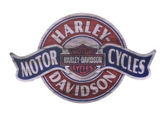 Harley-Davidson Motorcycles Wooden Sign Banner HDL-15324 Pub Sign