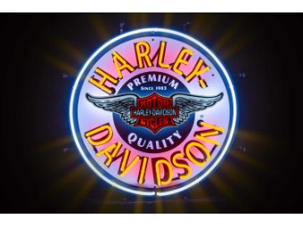 Harley-Davidson -Winged Bar & Shield Neon Sign- 220 V HDL-15410