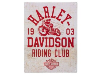 Harley-Davidson H-D Parking Only Tin Sign