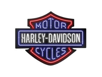 Harley-Davidson Neon Bar & Shield Magnet