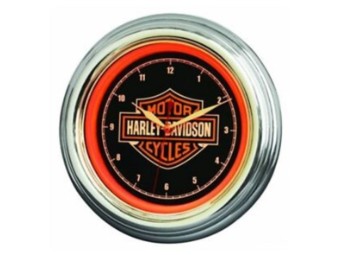 Harley-Davidson Wanduhr  "Bar&Shield LED" HDL-16634 