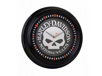 Harley-Davidson Wanduhr "Double Neon Bar & Shield Clock" HDL-16640