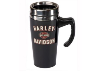 Harley-Davidson Coffee Mug -Travel Mug Oil Can- HDX-98630