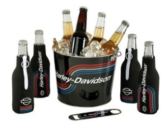 Harley-Davidson Smoke Grey Wine Glass Set