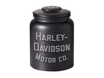 Harley-Davidson Motor Co. Keksdose Mattschwarz