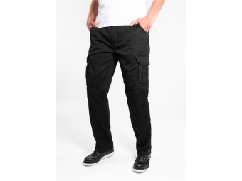 Regular Cargo Black Motorcycle trousers Men's Stretch  JDC2001