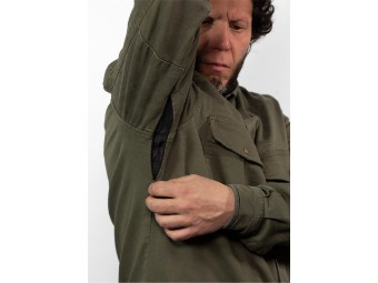 Motoshirt Olive XTM-Fiber Motorcycle Jacket Men's JDL5007