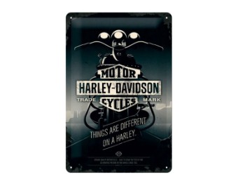 Harley-Davidson Nostalgic Metal Sign -Things Are Different- NA22256 20x30cm