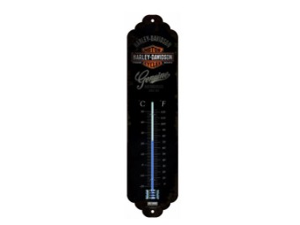 Harley-Davidson Thermometer -Nostalgic- NA80140 Stahlblech Celcius & Fahrenheit