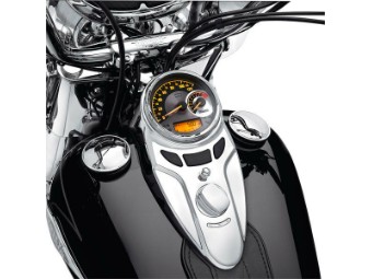 Original Harley Davidson Analoger 5Zoll Tacho 70900071A mit Drehzahlmesser kmh