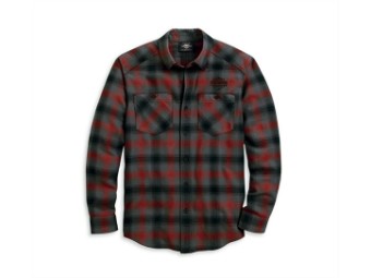 Original Harley-Davidson Men's long sleeve Leisure shirt HERRINGBONE 96122-20VM