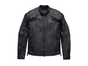 Men's Leather Jacket FXRG Gratify Coolcore 98051-19EM Black