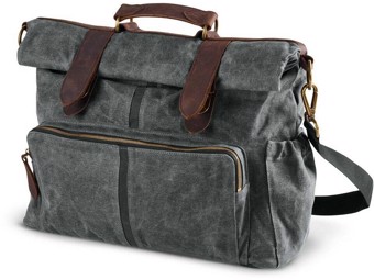 Original Harley-Davidson Waxed Canvas Messenger & Sissy Bar Bag *93300116*