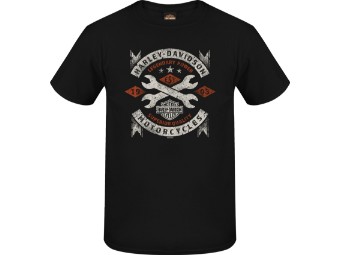 Harley-Davidson "Banner Label" Men´s Dealer Shirt R004385, Black