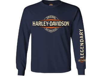 Harley-Davidson "H-D Original" Men´s Dealer Longsleeve R004593 Herren Shirt