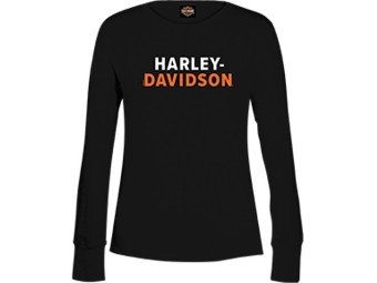 Harley-Davidson "Stacked Name" Ladies Dealer Longsleeve R004661