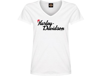 Harley-Davidson "Santa Hat" Women Dealer Shirt R004715