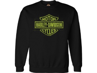 Harley-Davidson "Heritage Sketch Crew" Men´s Dealer Sweatshirt R004741 Herren