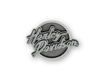 Harley-Davidson Pin Anstecker "EDGY" Schrifzug Abzeichen P321063 Antik