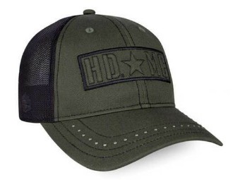 Ricks Harley-Davidson Trucker Cap -Resolute Olive- hat BC34394
