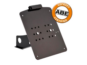 Sportster, 05-2020, Nighster 2022 up,  Side Mount License Plate Bracket, Kit, with ABE