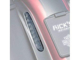 Ricks Harley Touring Fender CVO Turnsignal Lights black, MY 2014 up, no E-mark homologation
