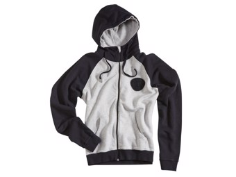 ROKKER Zip Hoodie -RACER ASSOCIATION- Raglan C5000981 Black/light grey
