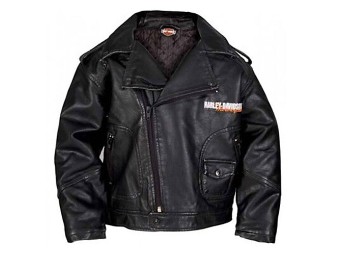 Harley-Davidson Kids-Leatherjacket -Upwing Eagle- SGI-0376074 Bar & Shield Black