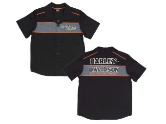 Harley-Davidson Boys T-Shirt "H-D Motorcycles" SGI-1070889 Black/Grey/Orange