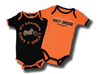 Harley-Davidson Strampler "My Grandpa Rides A Harley" SGI-1153044 2er-Set