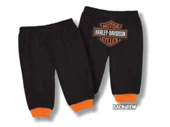 Harley-Davidson Baby-Jogginghose "Bar & Shield" Schwarz Für Jungen Logo 